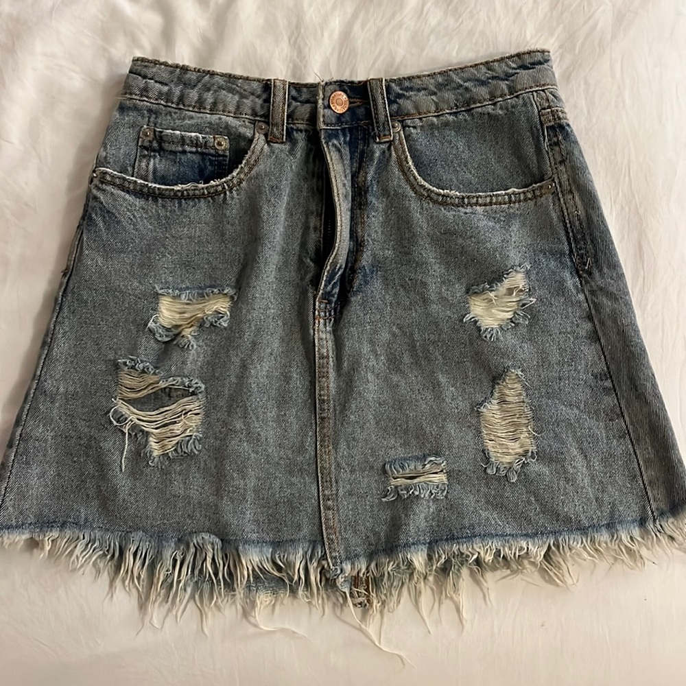 Signature 8 Jean Skirt Size Small